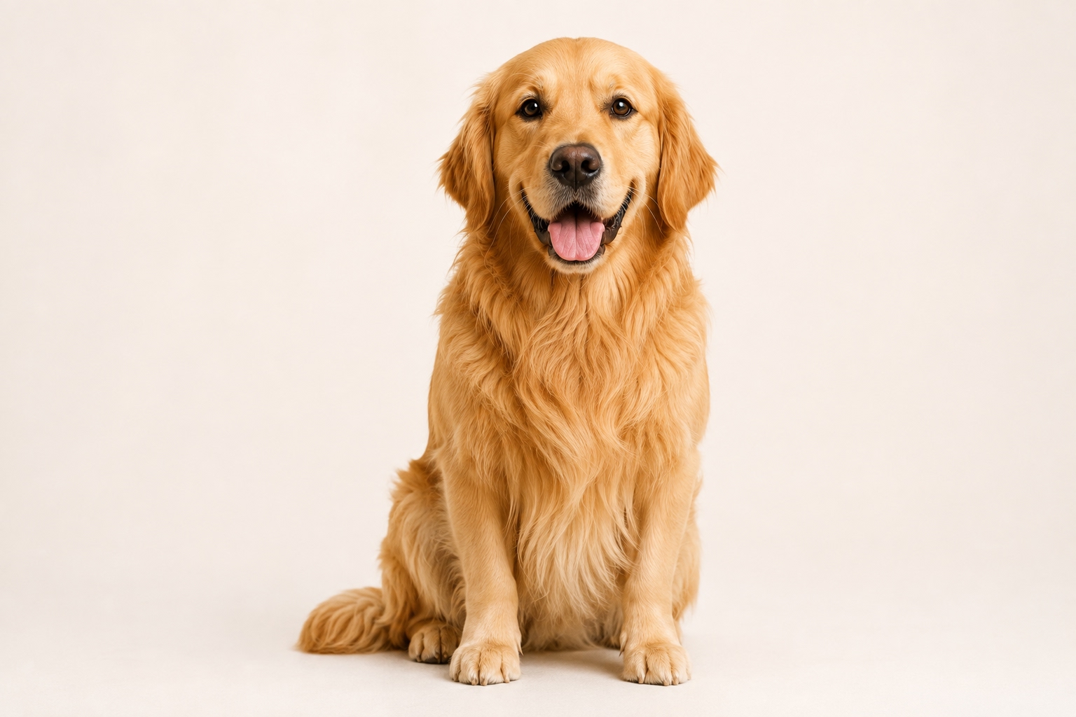 Happy dog portrait