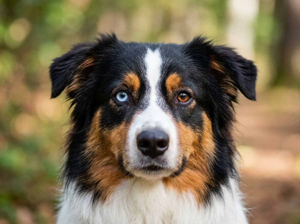 An Australian shepherd